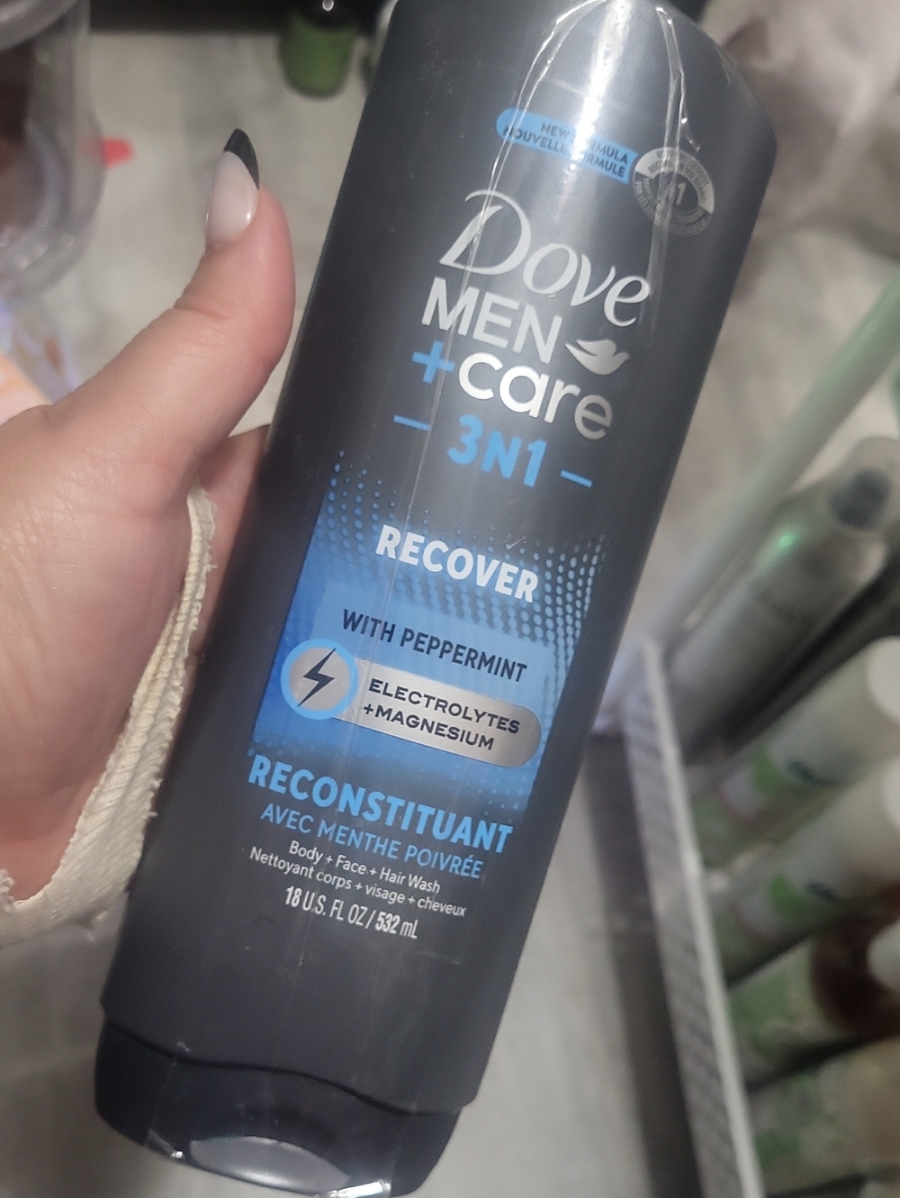 3-in-1 Recover with Peppermint - Gray/Blue